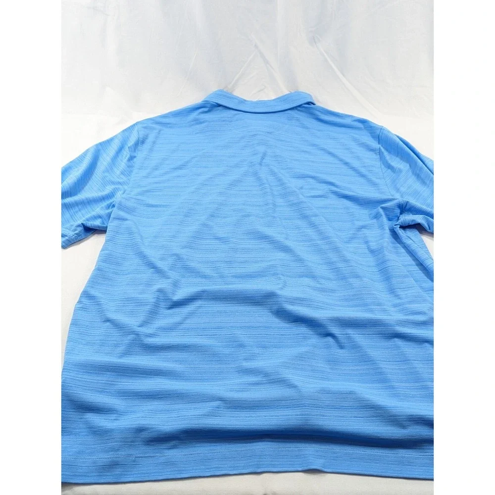 Cutter & Buck Oak Tree National  DryTec Senior Open 2014 Blue Heathered‎ XL